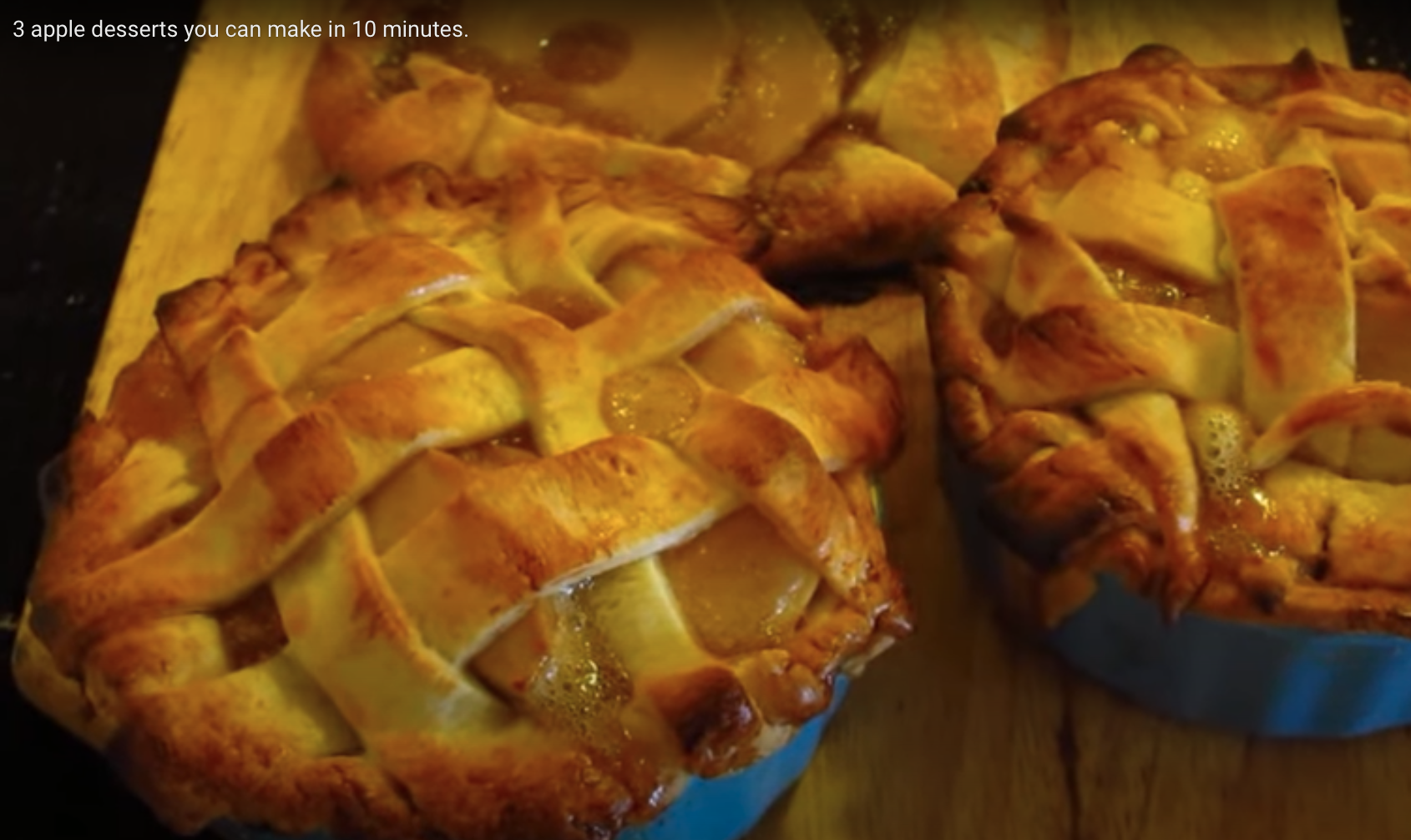 Three Apple Desserts