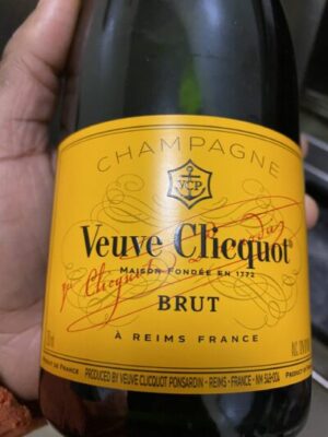 Champagne Veuve Clicquot and Chambord